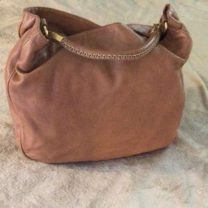 Yves Saint Laurent Vintage Cognac Brown Tote